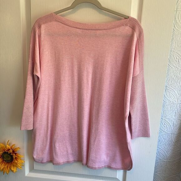 Lily Pulitzer Pink Cool Knit Long sleeve top Cobo Sweater - XS- Great Condition - Picture 9 of 12